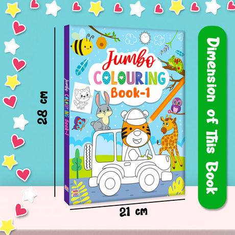 Jumbo Colouring Book 1 - Retail Maharaj