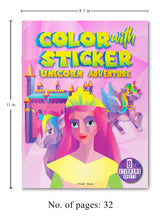 Color with Sticker - Unicorn Adventure - Retail Maharaj