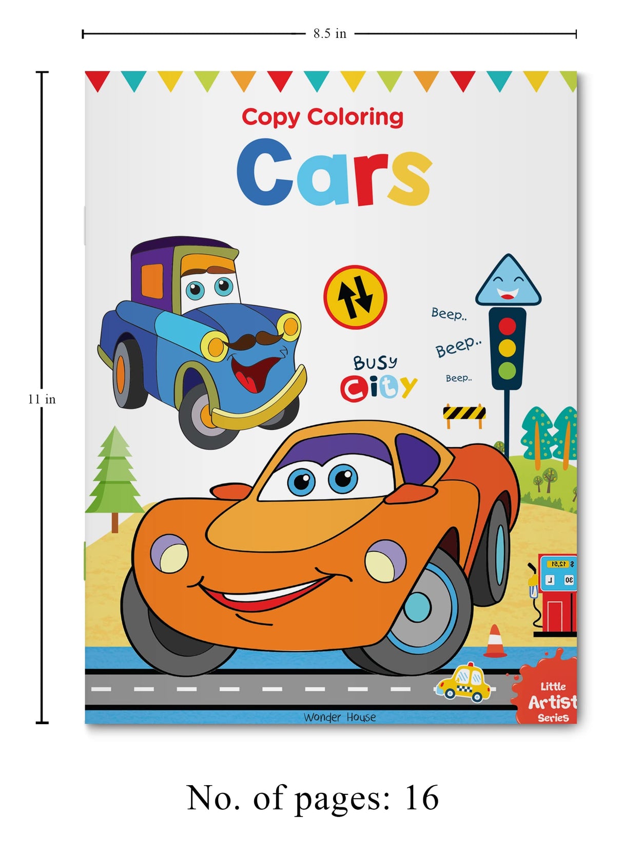 Little Artist Series Cars: Copy Colour Books - Retail Maharaj