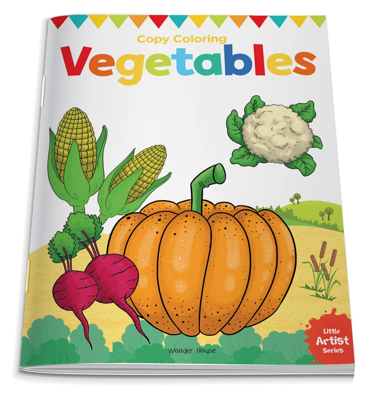 Little Artist Series Vegetables: Copy Colour Books - Retail Maharaj