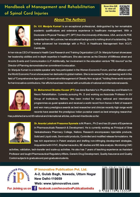 Handbook of Management and Rehabilitation of Spinal Cord Injuries - Retail Maharaj