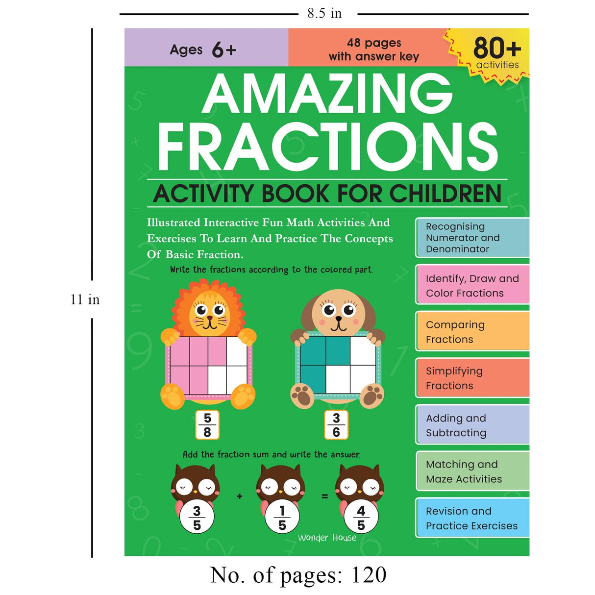 Math Activity Books Bundle 2 – Multiply / Fraction / Addition (Pack of 3 Books) - Retail Maharaj