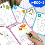 My First Early Learning Copy of Colouring Big 10 in 1 Collection Fun Activity Books for Kids, Children and Toddlers (Ages 2+ years) (Pack of 10) - Retail Maharaj