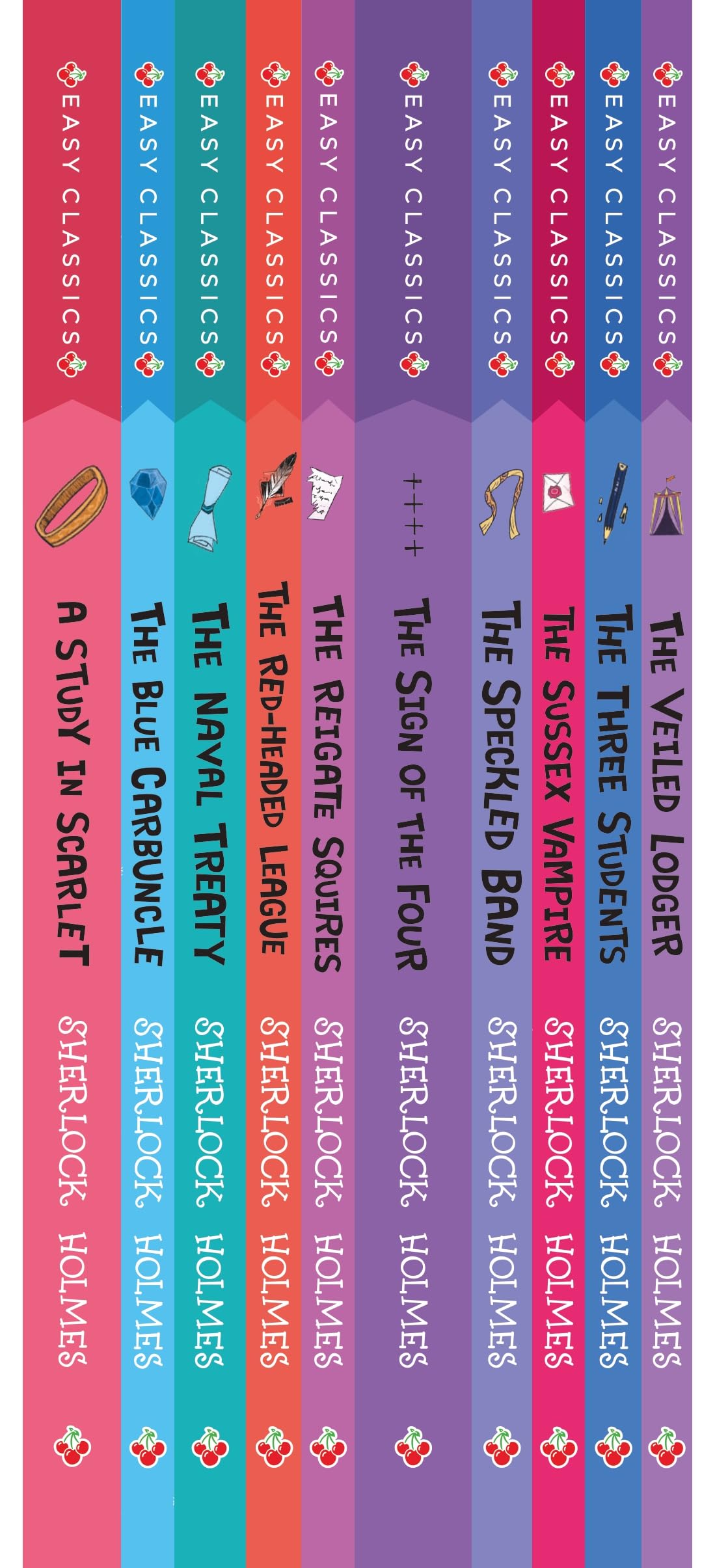 The Sherlock Holmes Children's Collection: (Series 1) Shadows, Secrets and Stolen Treasure (Easy Classics): 10 Book Box Set - Retail Maharaj