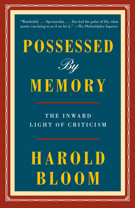Possessed by Memory: The Inward Light of Criticism - Retail Maharaj