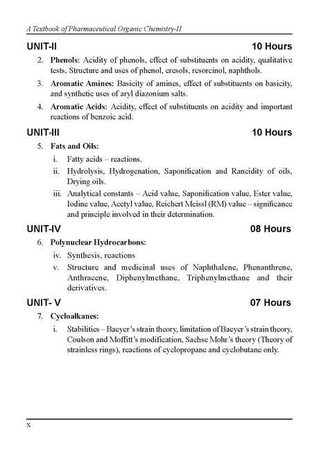 A Textbook of Pharmaceutical Organic Chemistry-II For B.Pharm 3rd Semester Students (First Edition, 2026) - Retail Maharaj