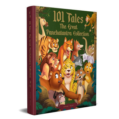 101 Tales The Great Panchatantra Collection - Collection of Witty Moral Stories For Kids For Personality Development (Hardback) - Retail Maharaj