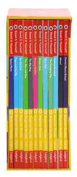 Read It Yourself with Ladybird: Phonics Readers Level 0: 12 Books Collection Box Set (Space Party, Pippa and the Pip, Go, Kit Cat!, Tim, Bess and Tess, The Big Dog, Banana Muffins and More) - Retail Maharaj