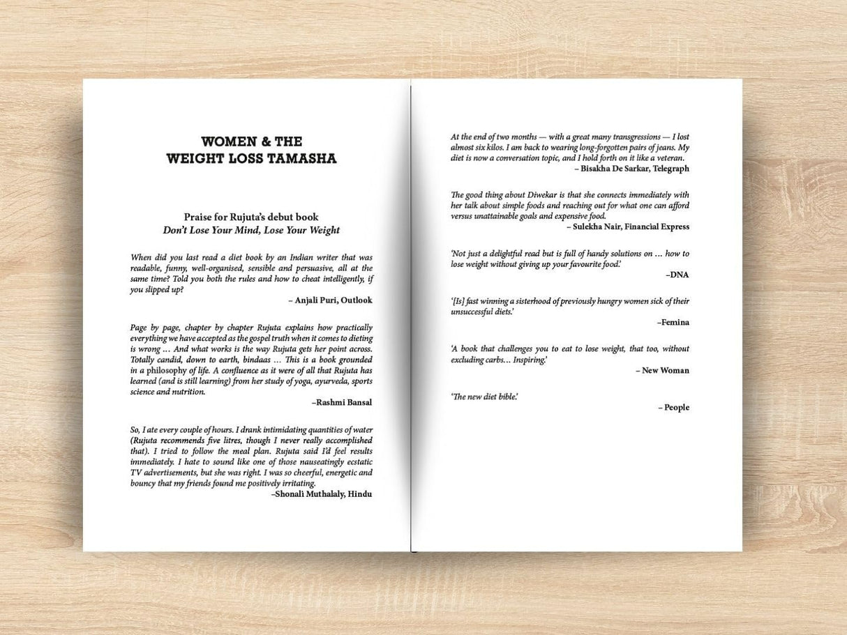 WOMEN AND THE WEIGHT LOSS TAMASHA - Retail Maharaj