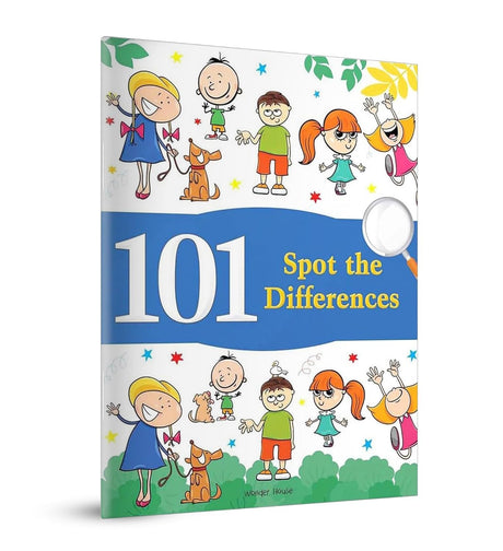 101 Spot the Differences: Fun Activity Book for Children | Improve Observation & Concentration | Ages 5–9 | 3+ Hours of Engaging Puzzles - Retail Maharaj