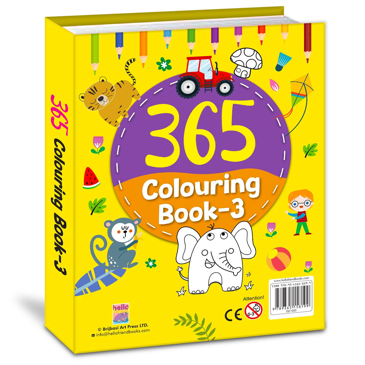 365 Colouring Book-3 - Retail Maharaj