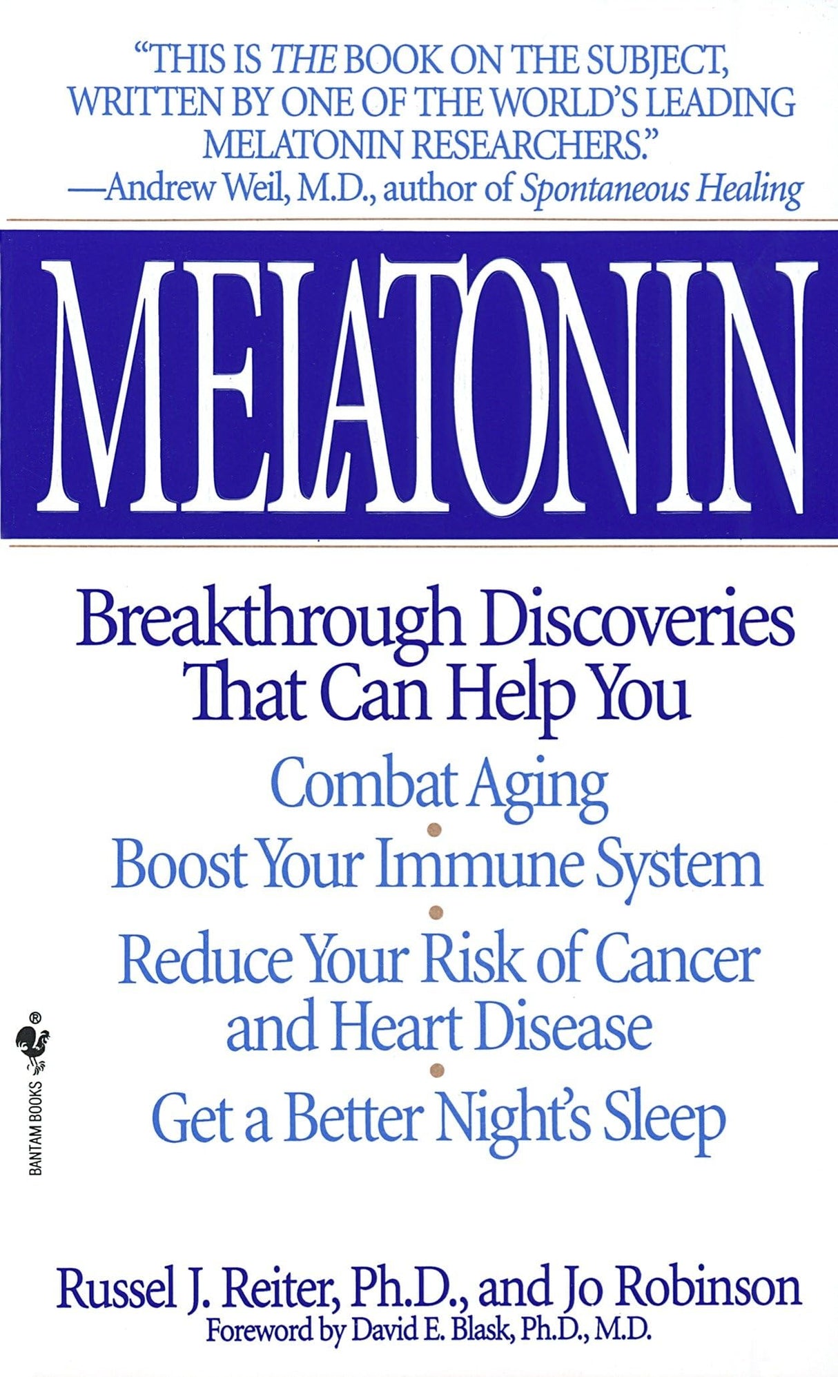 Melatonin: Breakthrough Discoveries That Can Help You Combat Aging, Boost Your Immune System, Reduce Your Risk of Cancer and Heart Disease, Get a Better Night's Sleep - Retail Maharaj