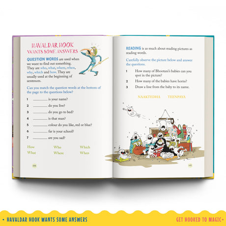 Get Hooked to Magic: A 4 in 1 Gorgeously Illustrated Book | Giftable Hardback Edition | Ages 5+ - Retail Maharaj