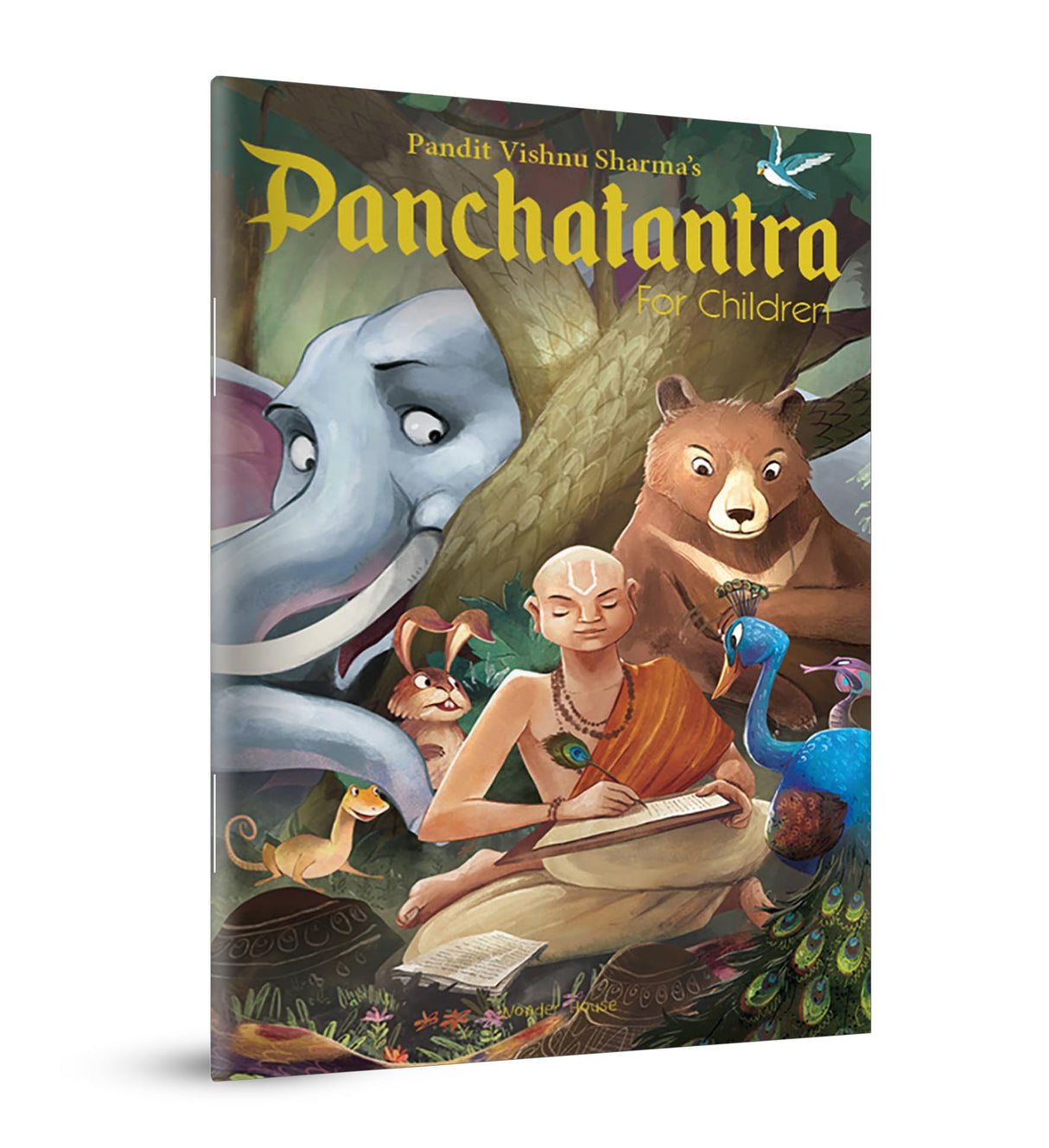 Pandit Vishnu Sharma's Panchatantra For Children: Illustrated stories (Black and White, Paperback) - Retail Maharaj