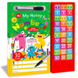 My Noisy Numbers Sound Book with 30 Sounds, Write-Erase Pages, Marker, Interactive Learning Toy for Kids 3 Years and Above - Retail Maharaj