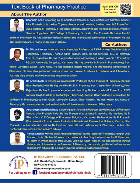 Text Book of Pharmacy Practice for the Students of B.Pharm 7th Semester - Retail Maharaj
