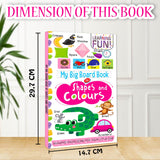 Hello Friend Books My Big Board Book of Shapes and Colours : Simple and Vibrant Illustrations to Increase the Knowledge of Your Little One - Retail Maharaj