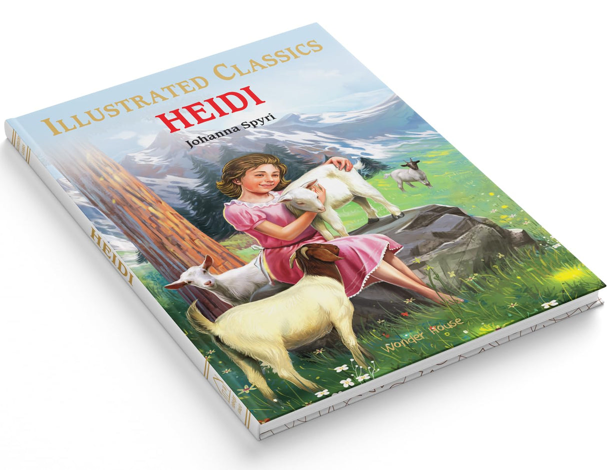 Heidi : Illustrated Abridged Children Classics English Novel with Review Questions - Retail Maharaj