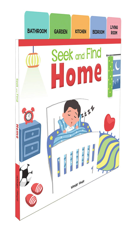 Seek And Find - Home : Early Learning Board Books With Tabs - Retail Maharaj