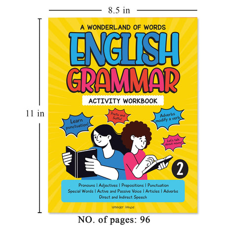 A Wonderland Of Words: English Grammar - Level 2 Activity Workbook - Retail Maharaj