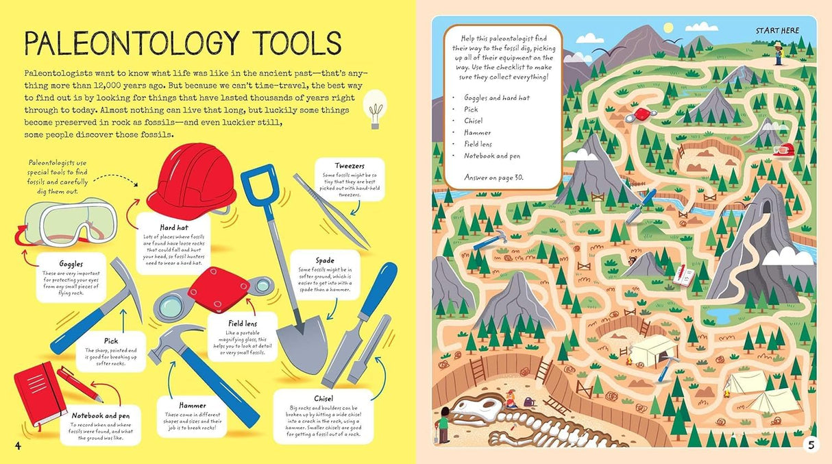 Paleontology Activity Book - Retail Maharaj