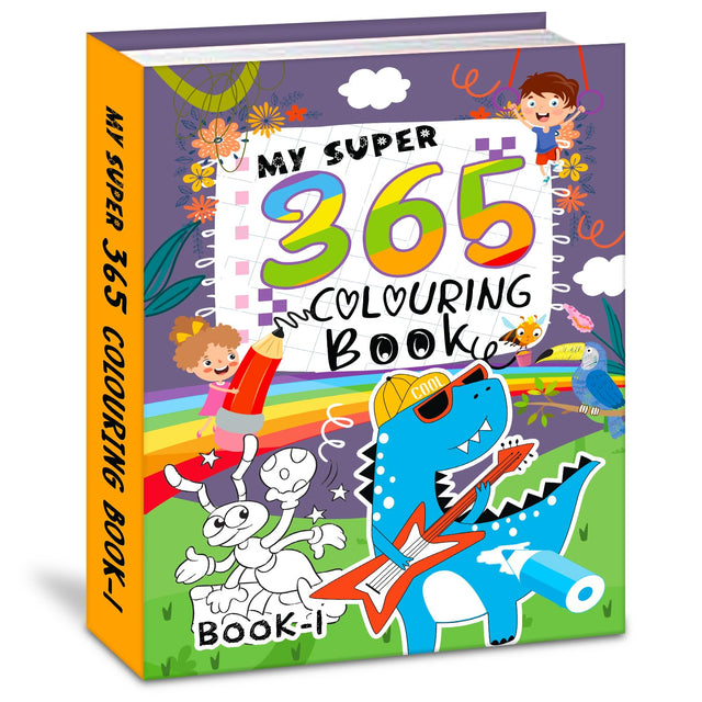 Hello Friend Books My Super 365 Colouring Book-1 - Retail Maharaj