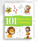 101 Dot To Dot Coloring: Fun Activity Book For Children - Retail Maharaj