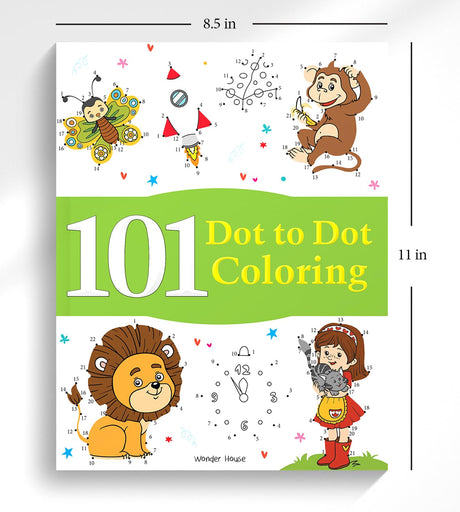 101 Dot To Dot Coloring: Fun Activity Book For Children - Retail Maharaj