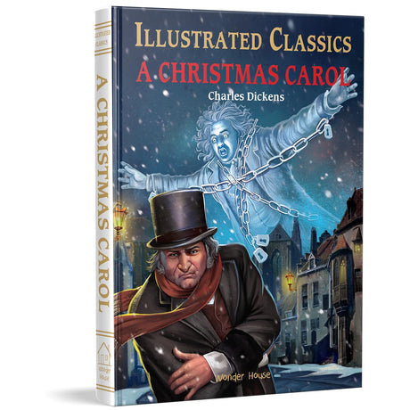 A Christmas Carol: Illustrated Abridged Children Classics English Novel With Review Questions (Hardback) - Retail Maharaj