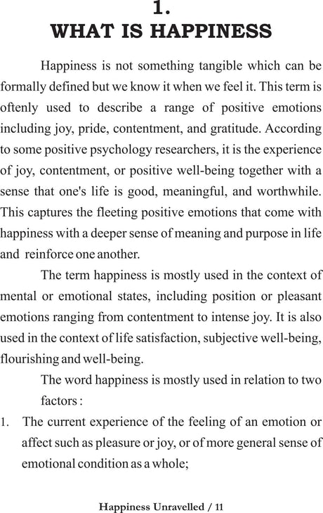 HAPPINESS UNRAVELLED [Paperback] Mr R M CHOPRA - Retail Maharaj