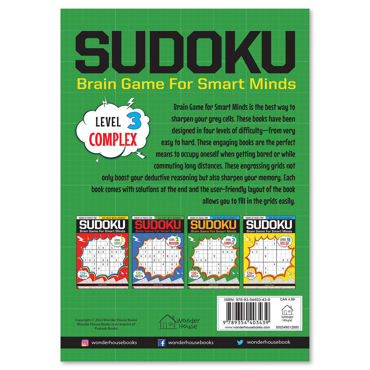 Sudoku - Brain Games for Smart Minds: Logic Building & Critical Thinking for Kids | Ages 6–10 | 6 Hours of Fun | Level 3 - Retail Maharaj
