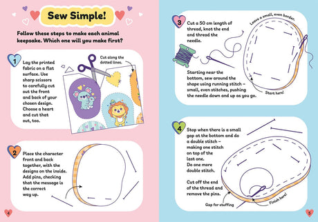 Best Friends Sewing Keepsakes Animals (Activity Station Gift Boxes) - Retail Maharaj