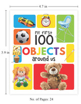My First 100 Objects Around Us: Padded Board Book for Kids | Learn Names of Everyday Things at Home, School, Park & More with Bright Pictures | Early Learning Book for Babies, Toddlers & Preschoolers | Ages 0–5 Years - Retail Maharaj