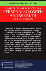 Worlds Greatest Books For Personal Growth & Wealth (Set Of 5 Books): Perfect Motivational Gift Set (Think And Grow Rich|How To Win Friends & Influence People|The Power Of Your Subconscious Mind - Retail Maharaj
