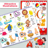 Hello Friend Books Let's Learn Giant Board Book: Alphabets ABC - Large Board Book with Beautifully Illustrated Images for Children to Learn - Retail Maharaj