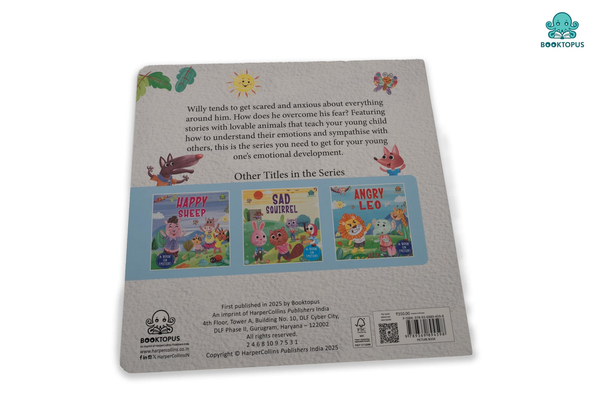 The Worried Wolf Emotion Board Book - Retail Maharaj