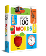My First 100 Words: Padded Board Book for Kids | Learn First Words with Bright Pictures from Everyday Life – Animals, Food, Toys, Objects & More | Early Learning Book for Babies, Toddlers & Preschoolers | Ages 0–5 Years - Retail Maharaj