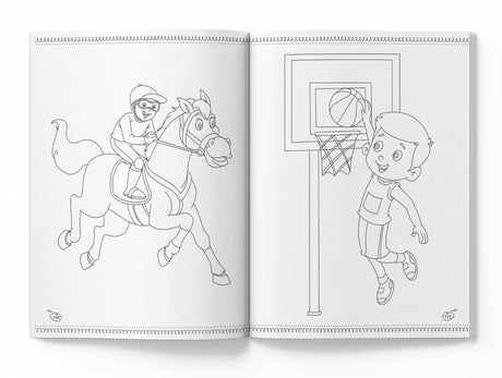 My First 365 Coloring Book: Jumbo Coloring Book For Kids (With Tear Out Sheets) - Retail Maharaj