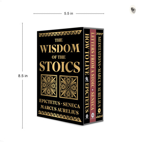 The Wisdom of the Stoics Boxed Set (Deluxe Hardbound Edition) - Retail Maharaj