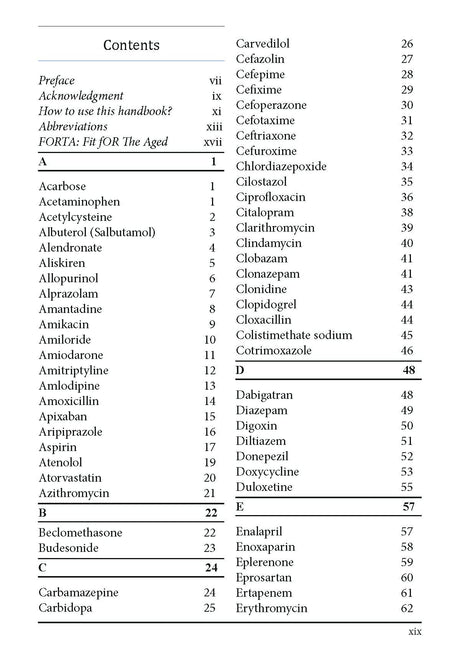 Handbook of Essential Medicines in Geriatrics - Retail Maharaj