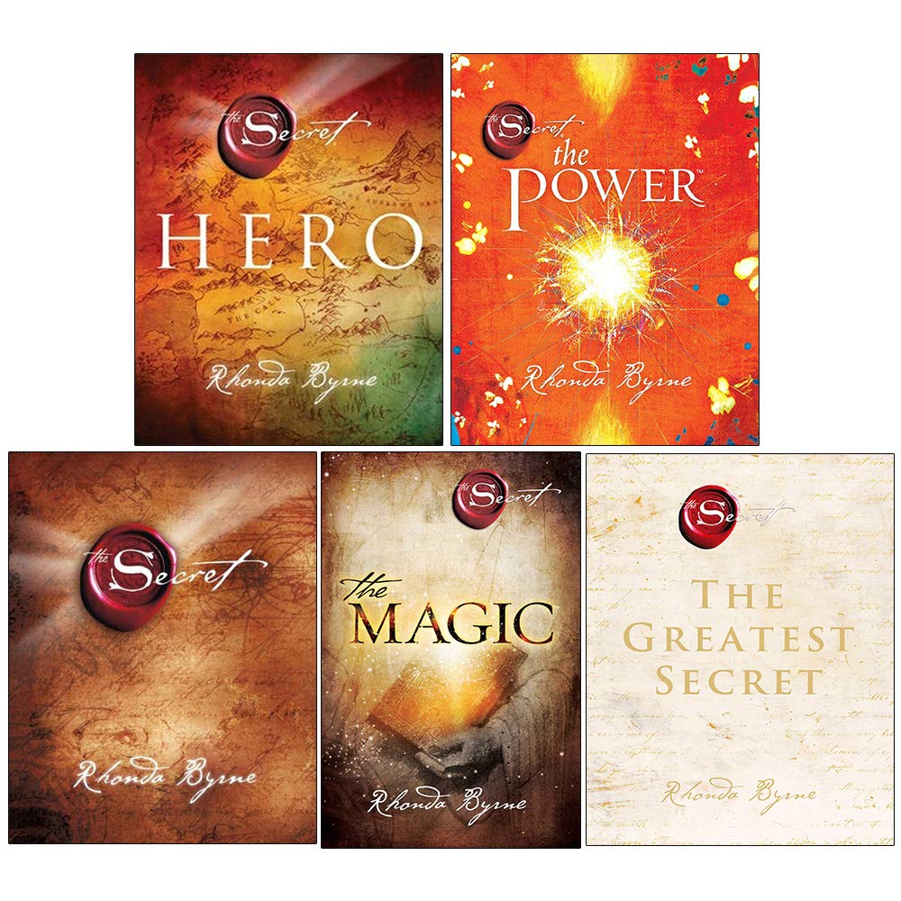 Rhonda Byrne The Secret Series 5 Books Collection Set (Hero, The Power, The Secret, The Magic [Paperback], The Greatest Secret) - Retail Maharaj
