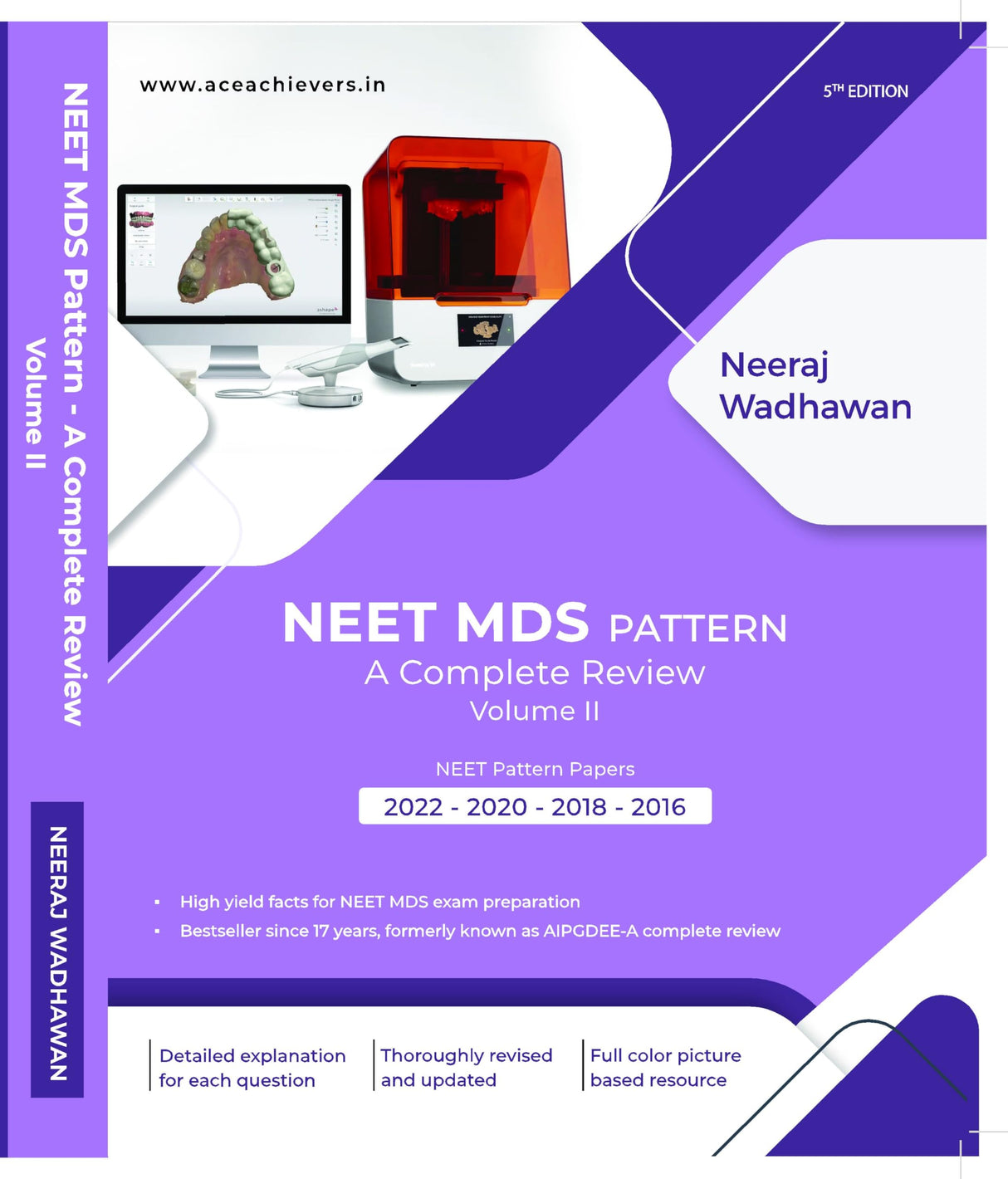 NEET MDS Pattern A Complete Review Volume 1 & 2 (2023-2021-2019-2017) 5th Edition 2024 - Retail Maharaj