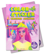 Color with Sticker - Unicorn Adventure - Retail Maharaj