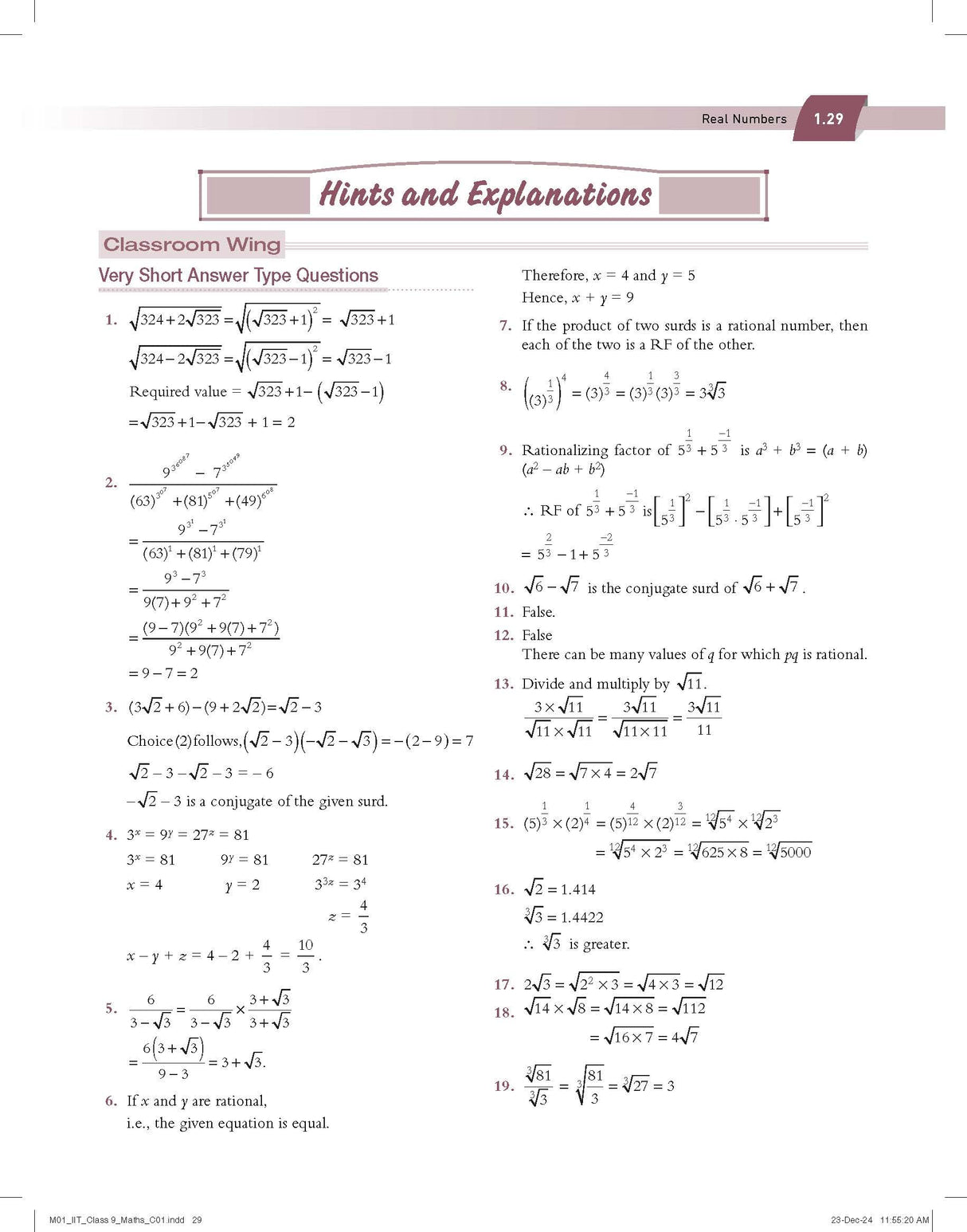 Pearson IIT Foundation' 25 Mathematics Class 9 | For JEE, NTSE & Olympiad Exams |As per CBSE, ICSE & State Curriculums | Includes JEE Practice ... Pearson MyInsights & elibrary |13th edition - Retail Maharaj