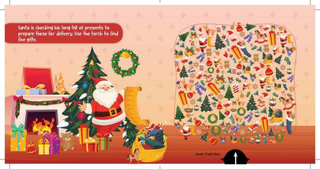 Christmas Wonderland Torch Book - Hide and Seek Picture Book with Torch - Learning Activity Books for Kids 4+ Years - Retail Maharaj