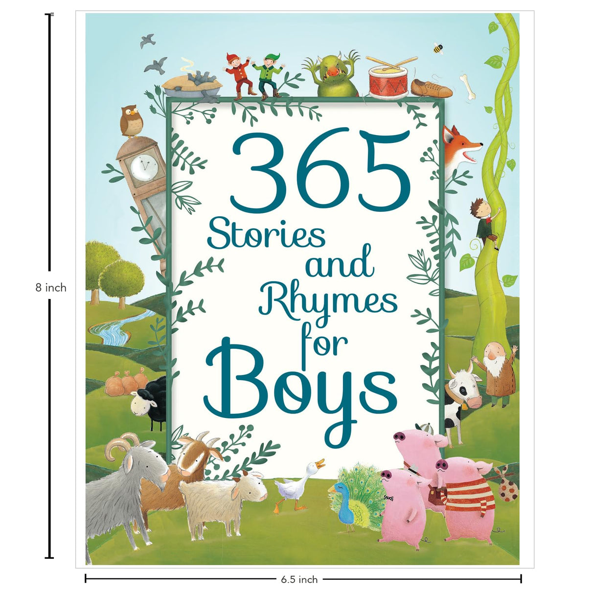 365 Stories & Rhymes for boys | Children's storyooks | Padded Storybooks | stories for children | Stories for boys - Retail Maharaj