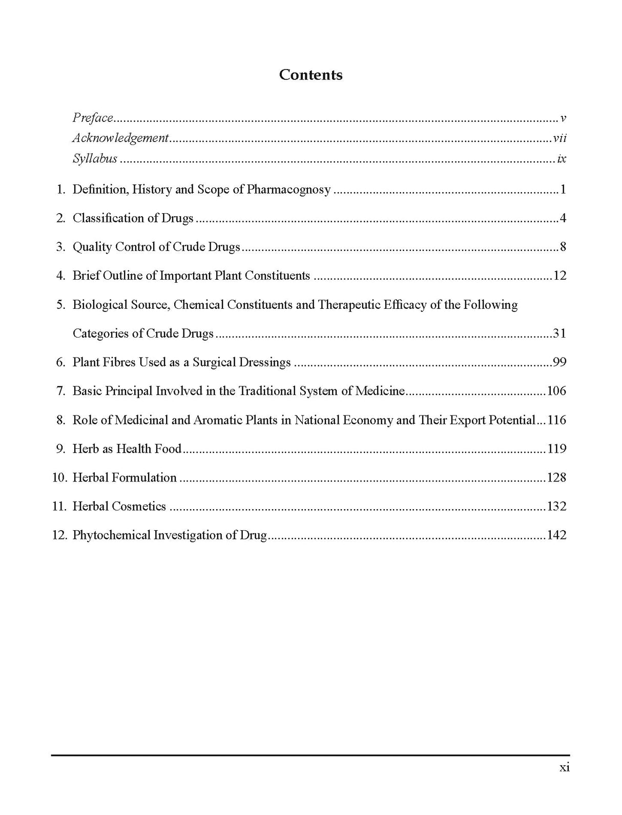 A Text Book of Pharmacognosy for First Year Diploma in Pharmacy (As Per PCI Regulation) - Retail Maharaj