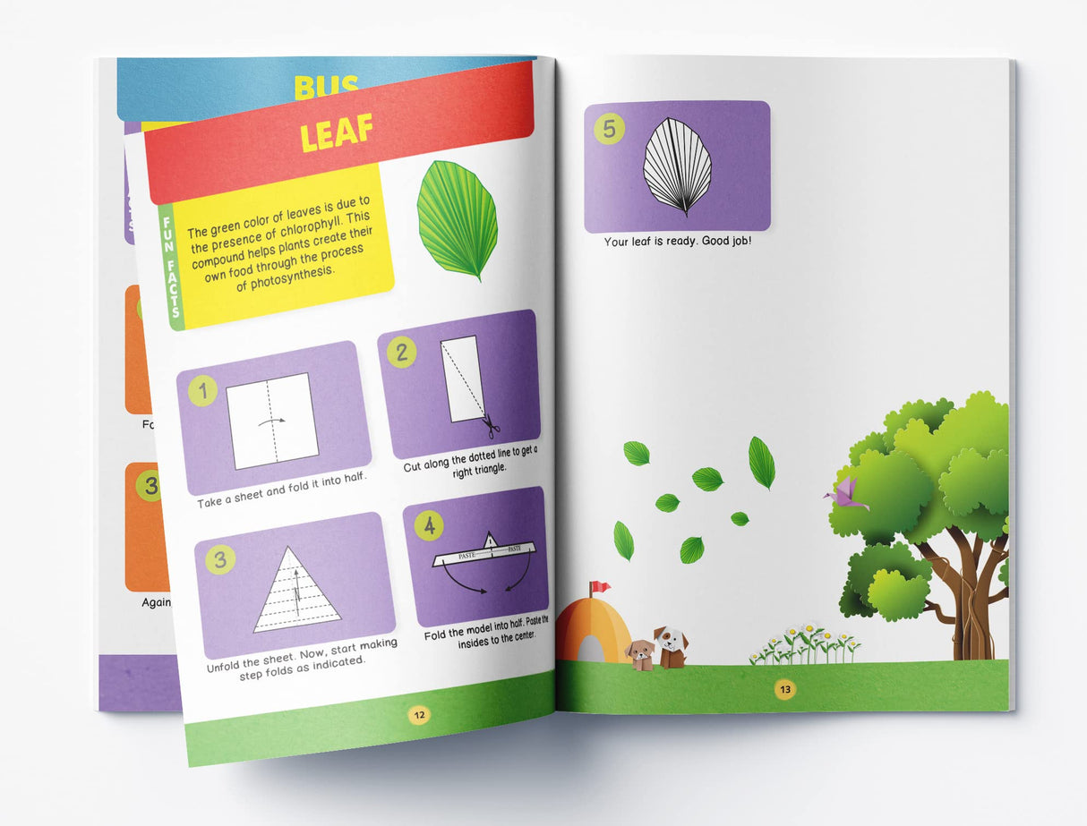 Origami – Step-by-Step Introduction to the Art of Paper Folding Level 1: For Beginners | Learn Basic Folds with Simple Instructions & Illustrations | Enhances Focus, Creativity & Fine Motor Skills | Ages 5–9 | 2.5 Hours of Hands-On Fun - Retail Maharaj