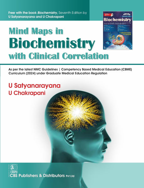 Biochemistry, 7th Silver Jubilee Edition | As per the latest NMC Guidelines | Packed Inside Free Mind Maps in Biochemistry with Clinical Correlation - Retail Maharaj