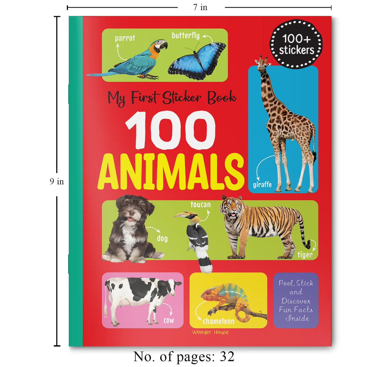 My First 100 Animals Stickers - Retail Maharaj